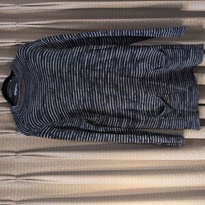 Women's Size XL Eight Eight Eight Black, Gray and White Sweater Dress with Pocke